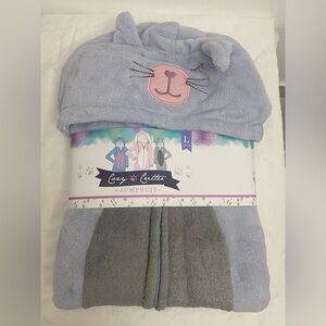 Cozy Critters Jumpsuit Kitty medium